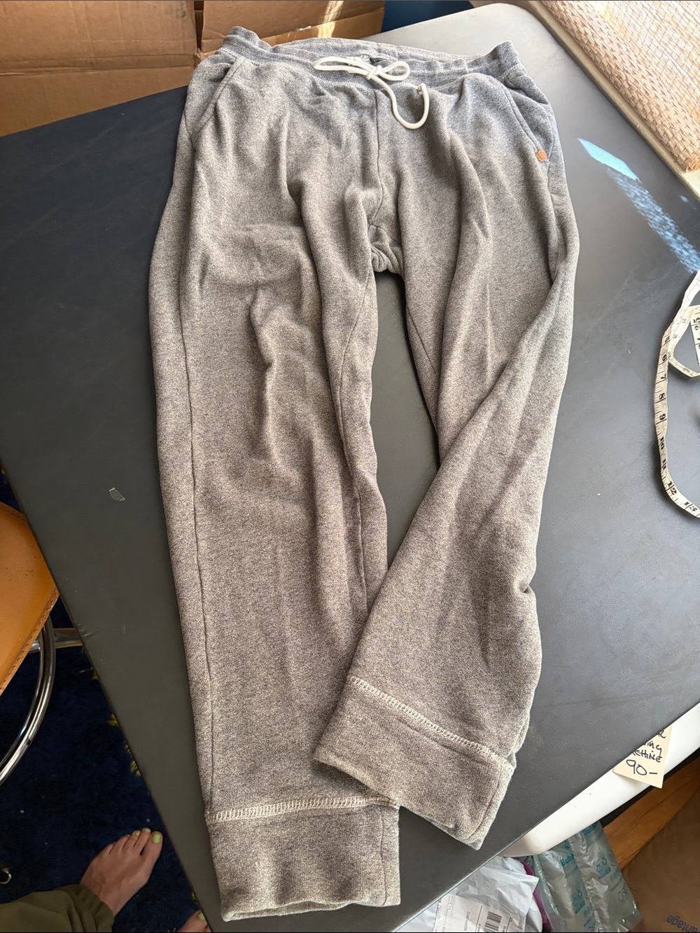 Roots Women's Gray Drawstring Jogger Pants